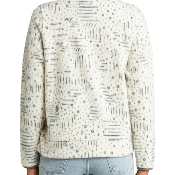 NWOT Billabong Women's Boundary Half Zip Top Thick Fleece Sweatshirt - Picture 5 of 12